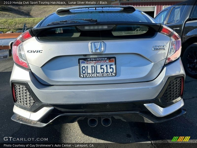 Lunar Silver Metallic / Black 2019 Honda Civic Sport Touring Hatchback