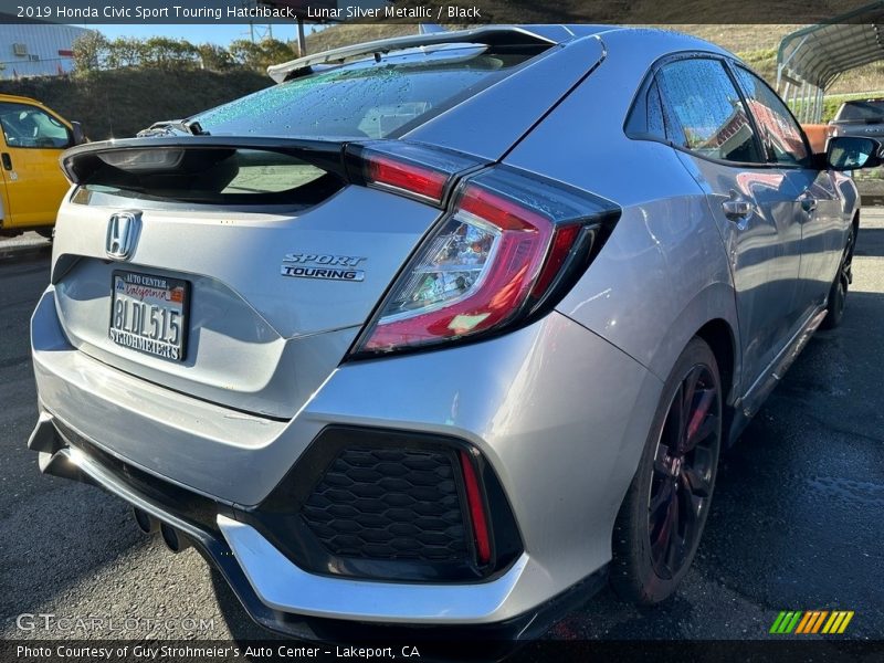 Lunar Silver Metallic / Black 2019 Honda Civic Sport Touring Hatchback
