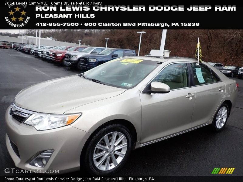 Creme Brulee Metallic / Ivory 2014 Toyota Camry XLE