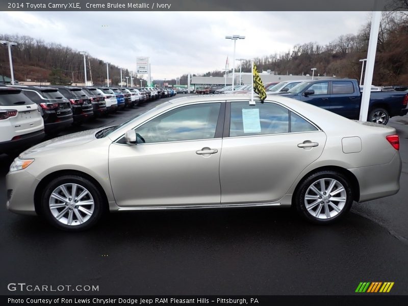 Creme Brulee Metallic / Ivory 2014 Toyota Camry XLE
