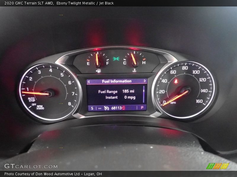 Ebony Twilight Metallic / Jet Black 2020 GMC Terrain SLT AWD