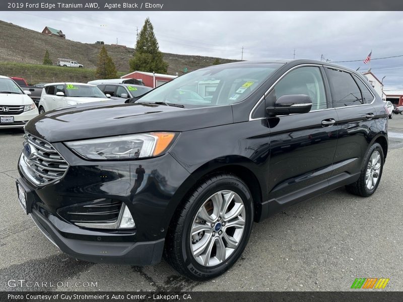 Agate Black / Ebony 2019 Ford Edge Titanium AWD