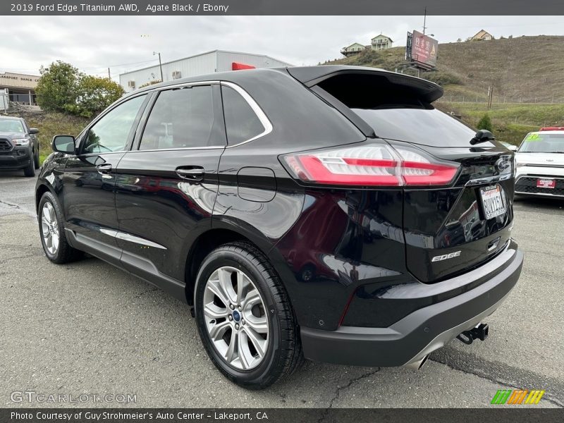 Agate Black / Ebony 2019 Ford Edge Titanium AWD