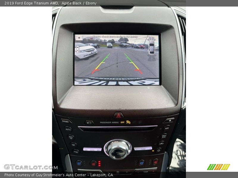 Agate Black / Ebony 2019 Ford Edge Titanium AWD