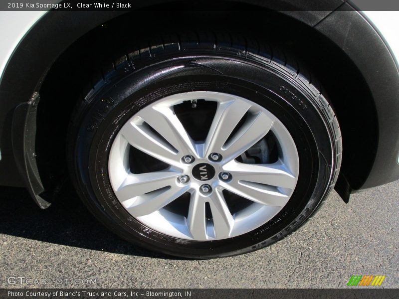 Clear White / Black 2019 Kia Sportage LX