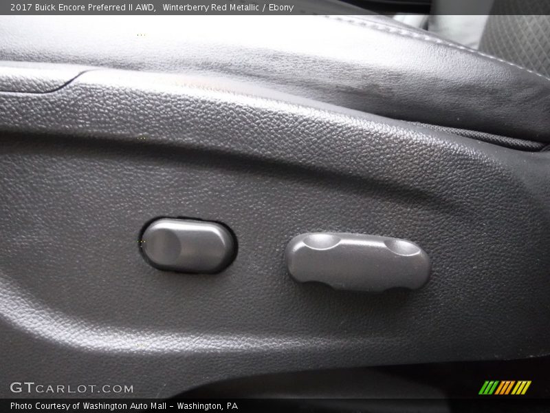 Winterberry Red Metallic / Ebony 2017 Buick Encore Preferred II AWD