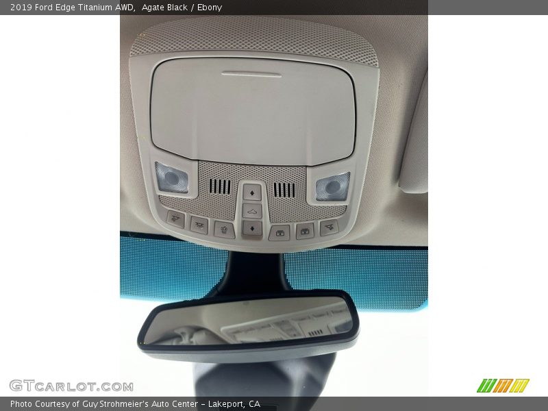 Agate Black / Ebony 2019 Ford Edge Titanium AWD
