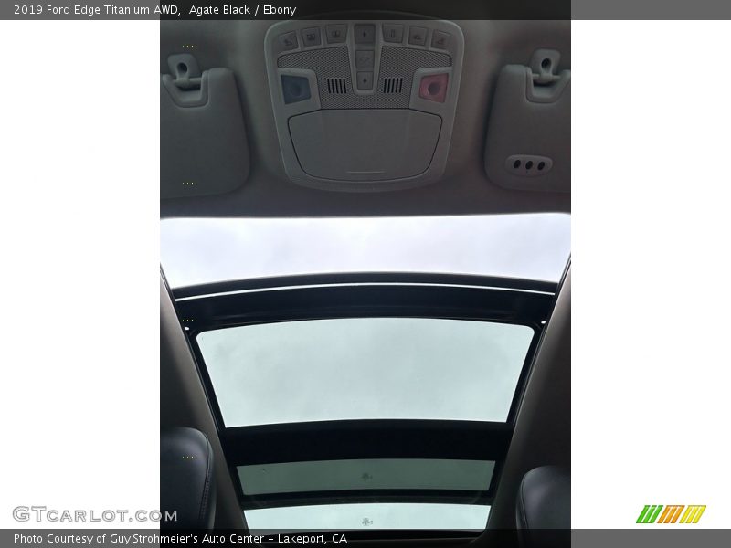 Agate Black / Ebony 2019 Ford Edge Titanium AWD
