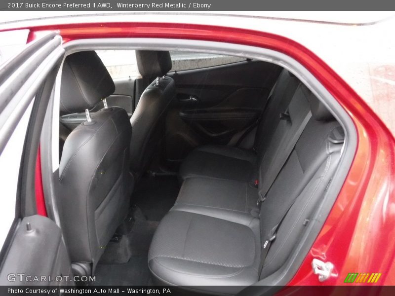 Winterberry Red Metallic / Ebony 2017 Buick Encore Preferred II AWD
