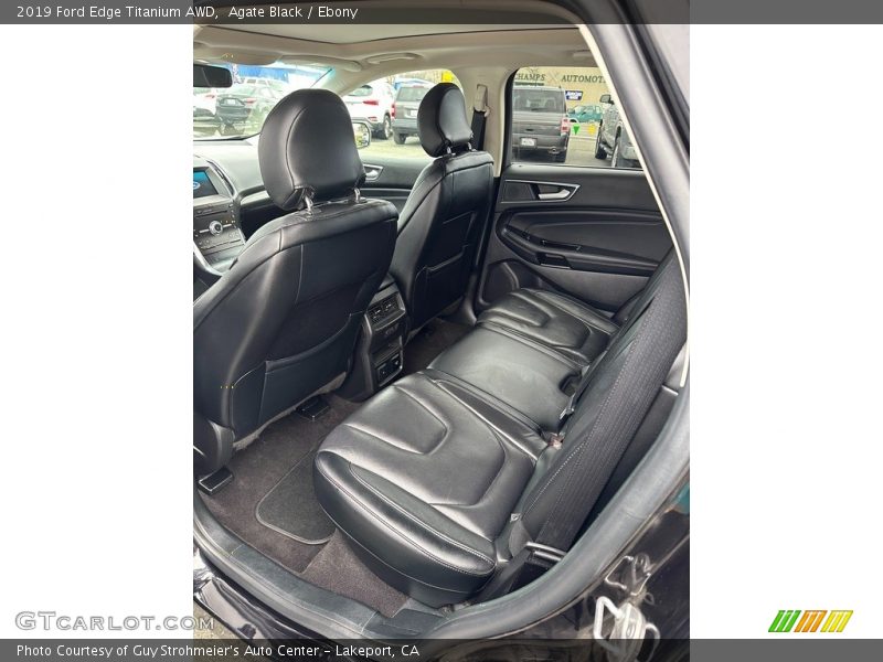 Agate Black / Ebony 2019 Ford Edge Titanium AWD