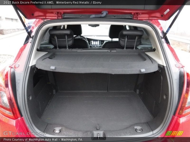 Winterberry Red Metallic / Ebony 2017 Buick Encore Preferred II AWD
