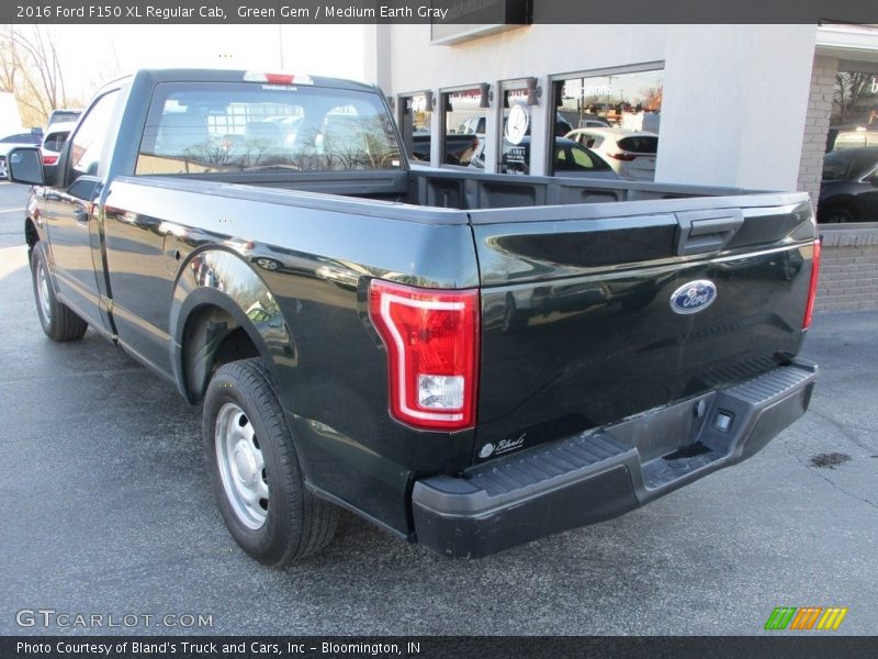 Green Gem / Medium Earth Gray 2016 Ford F150 XL Regular Cab