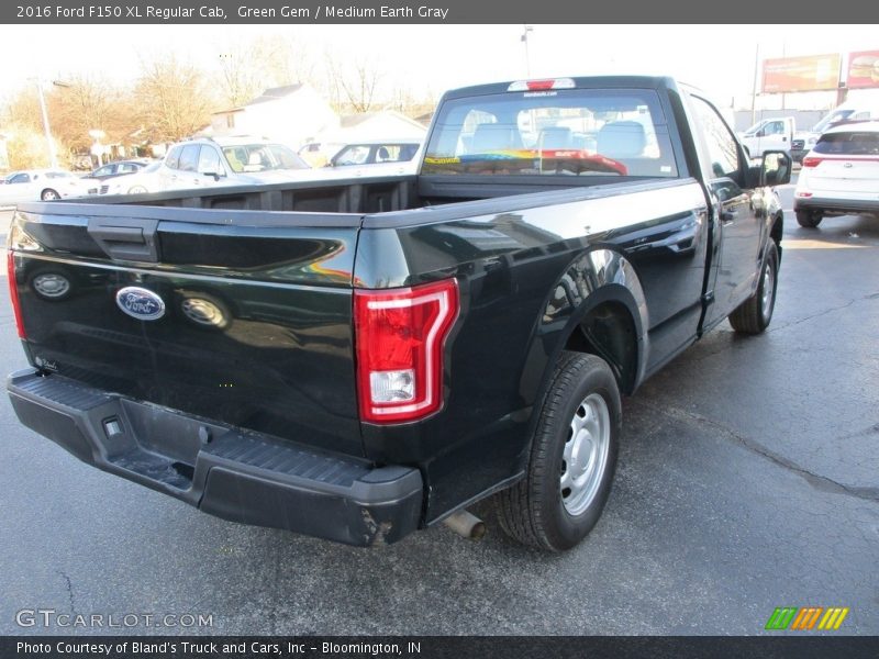 Green Gem / Medium Earth Gray 2016 Ford F150 XL Regular Cab