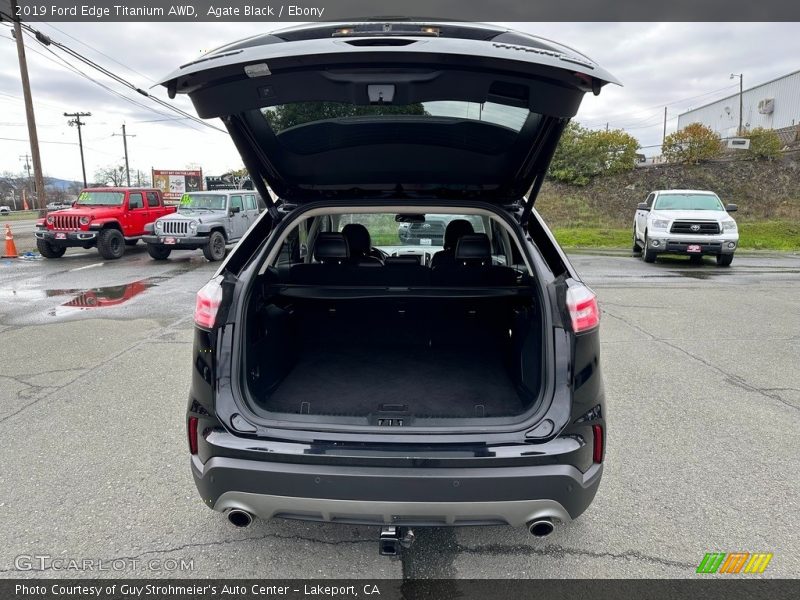 Agate Black / Ebony 2019 Ford Edge Titanium AWD