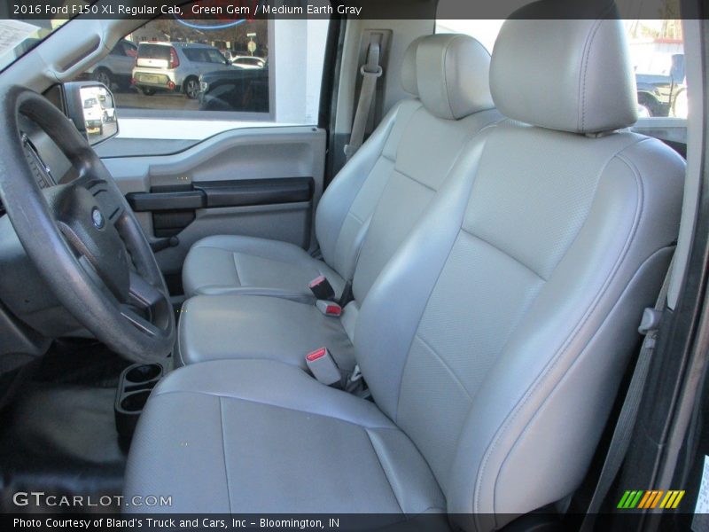 Green Gem / Medium Earth Gray 2016 Ford F150 XL Regular Cab