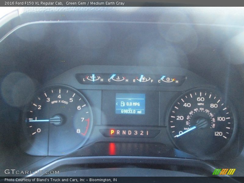 Green Gem / Medium Earth Gray 2016 Ford F150 XL Regular Cab