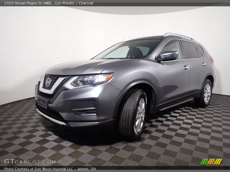 Gun Metallic / Charcoal 2020 Nissan Rogue SV AWD