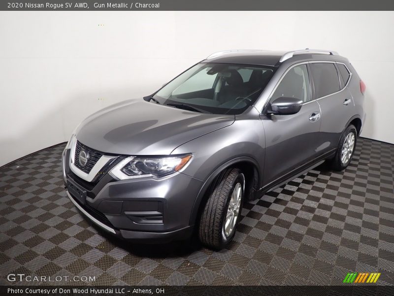 Gun Metallic / Charcoal 2020 Nissan Rogue SV AWD