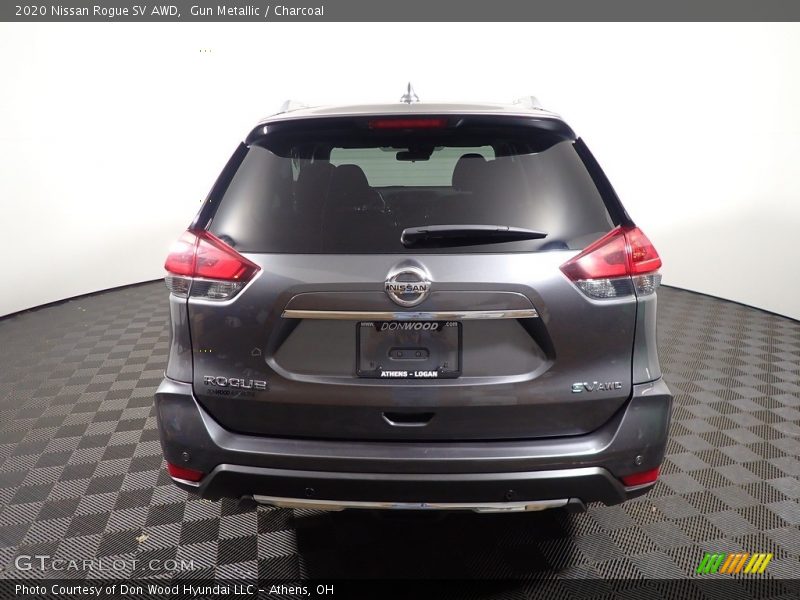 Gun Metallic / Charcoal 2020 Nissan Rogue SV AWD
