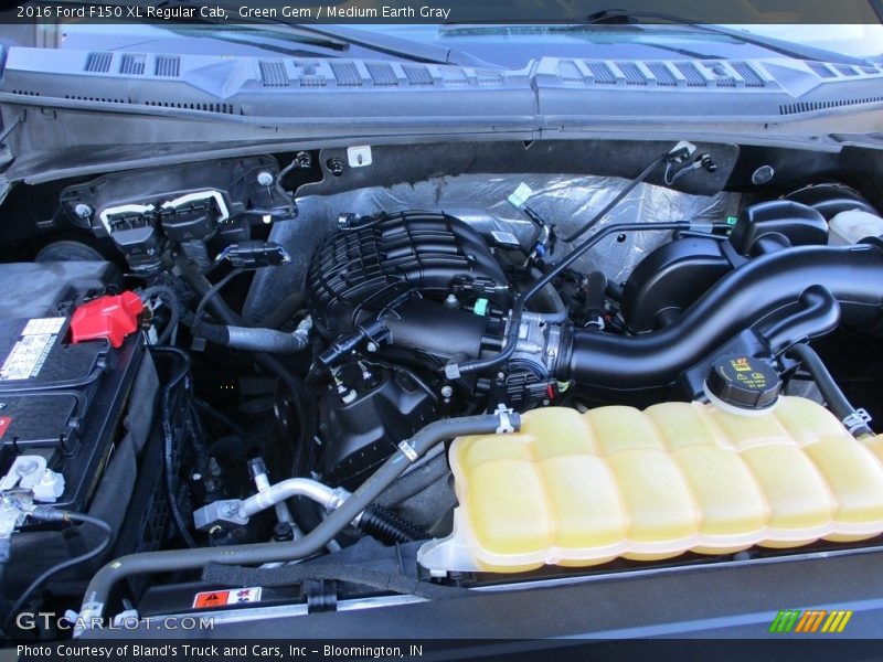 Green Gem / Medium Earth Gray 2016 Ford F150 XL Regular Cab