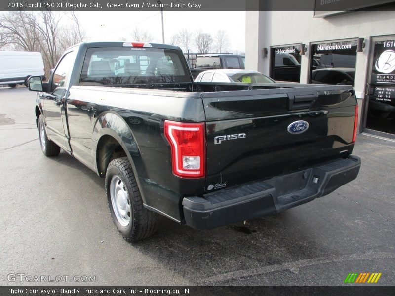 Green Gem / Medium Earth Gray 2016 Ford F150 XL Regular Cab