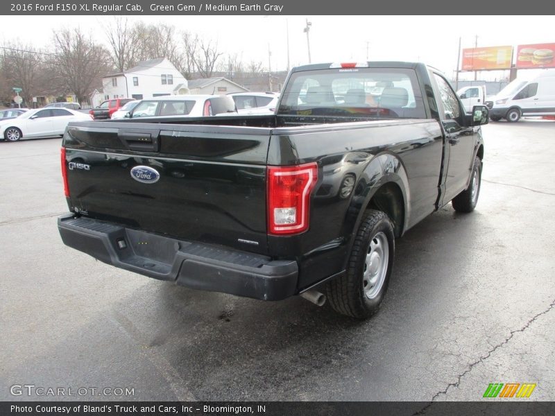 Green Gem / Medium Earth Gray 2016 Ford F150 XL Regular Cab