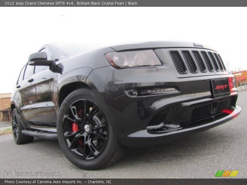 Brilliant Black Crystal Pearl / Black 2012 Jeep Grand Cherokee SRT8 4x4