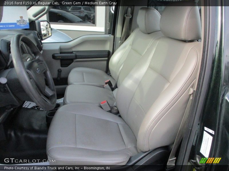 Green Gem / Medium Earth Gray 2016 Ford F150 XL Regular Cab