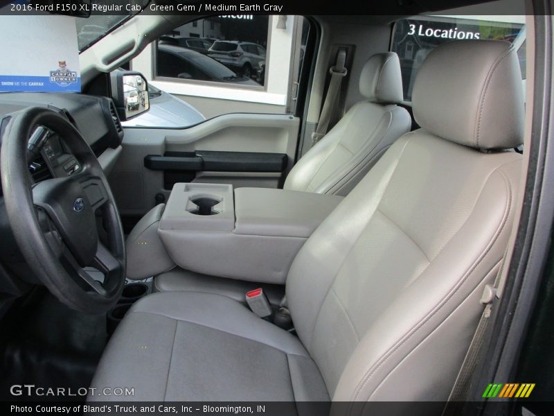 Green Gem / Medium Earth Gray 2016 Ford F150 XL Regular Cab