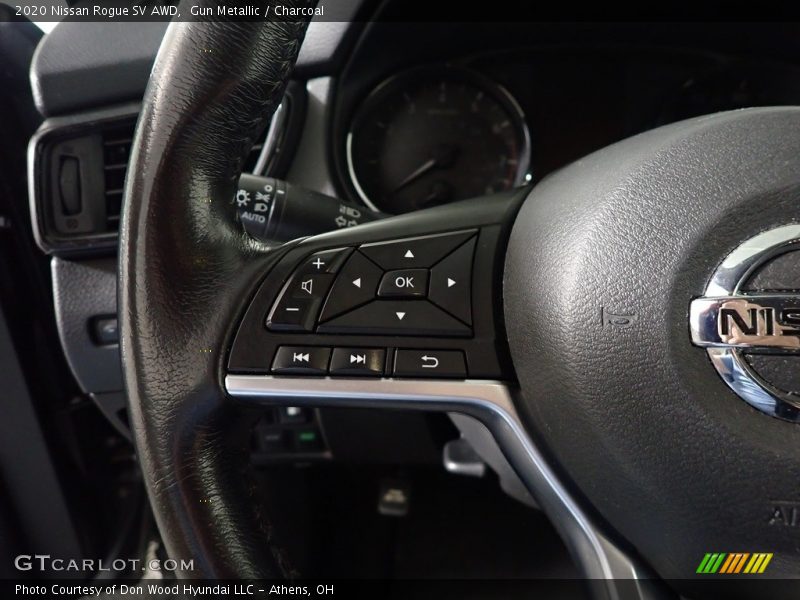 Gun Metallic / Charcoal 2020 Nissan Rogue SV AWD