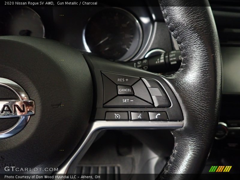 Gun Metallic / Charcoal 2020 Nissan Rogue SV AWD