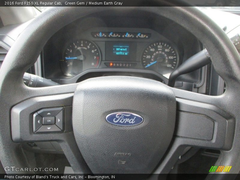 Green Gem / Medium Earth Gray 2016 Ford F150 XL Regular Cab