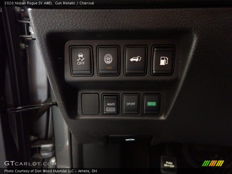 Gun Metallic / Charcoal 2020 Nissan Rogue SV AWD