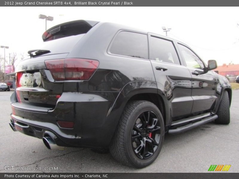 Brilliant Black Crystal Pearl / Black 2012 Jeep Grand Cherokee SRT8 4x4