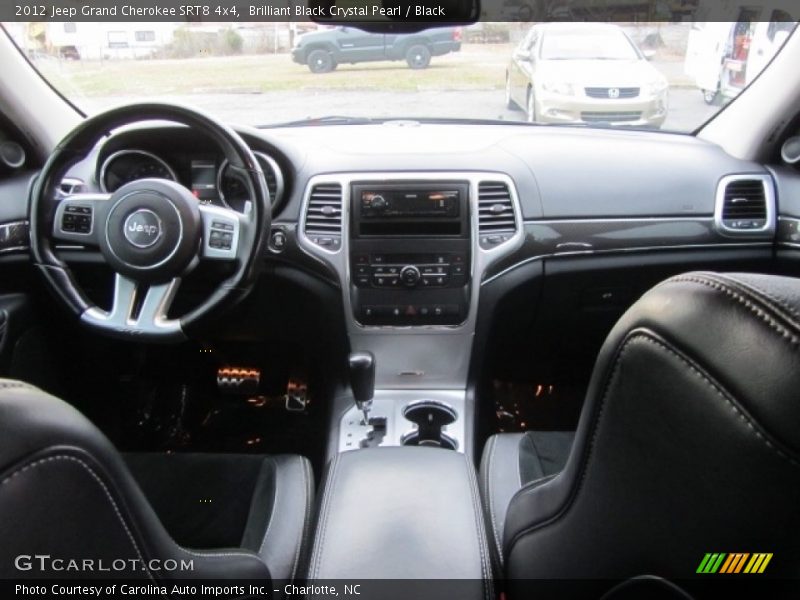 Brilliant Black Crystal Pearl / Black 2012 Jeep Grand Cherokee SRT8 4x4