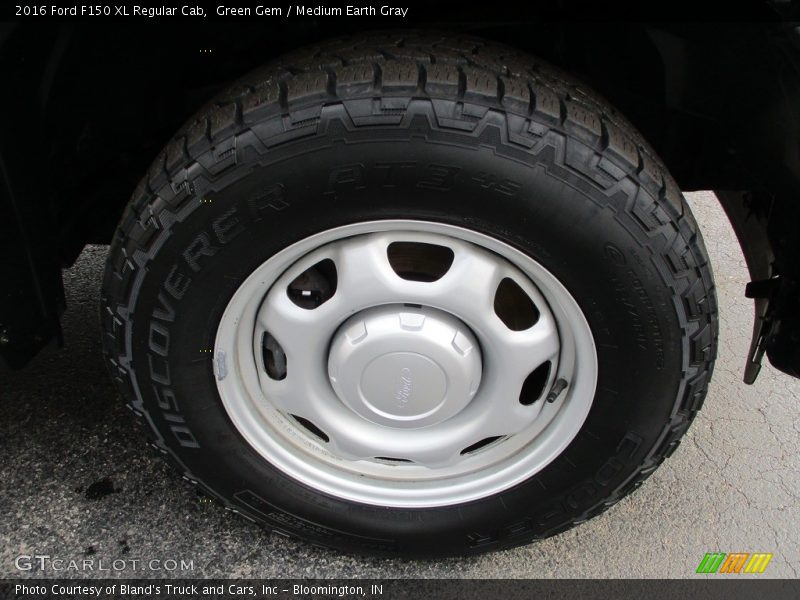 Green Gem / Medium Earth Gray 2016 Ford F150 XL Regular Cab