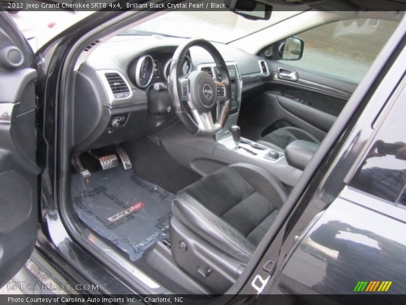 Front Seat of 2012 Grand Cherokee SRT8 4x4