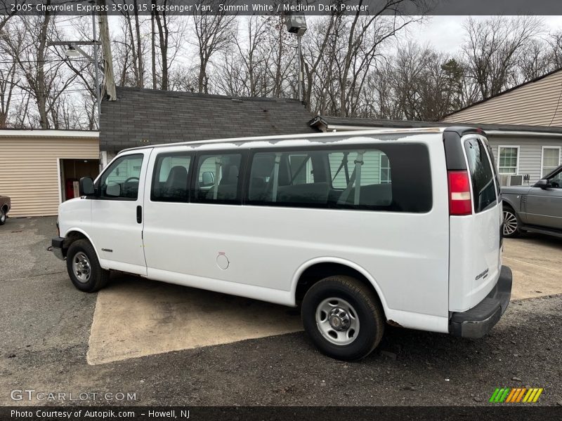 Summit White / Medium Dark Pewter 2005 Chevrolet Express 3500 15 Passenger Van
