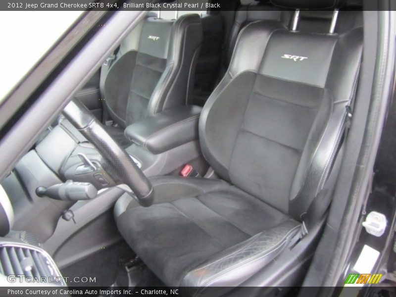 Front Seat of 2012 Grand Cherokee SRT8 4x4