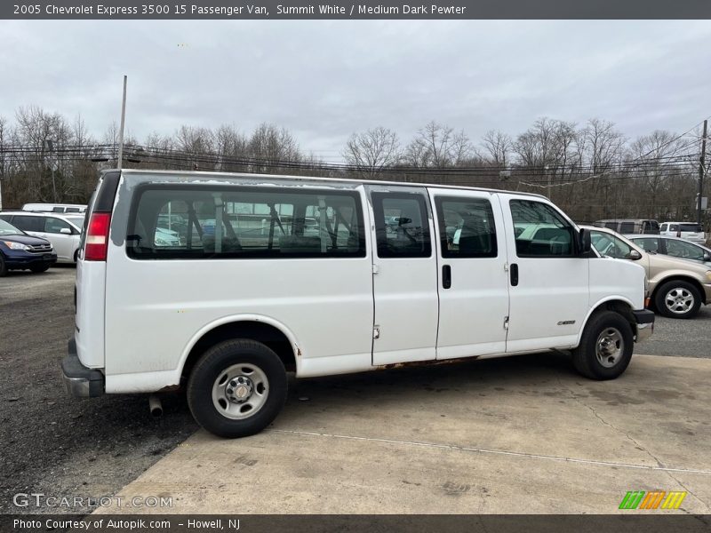 Summit White / Medium Dark Pewter 2005 Chevrolet Express 3500 15 Passenger Van
