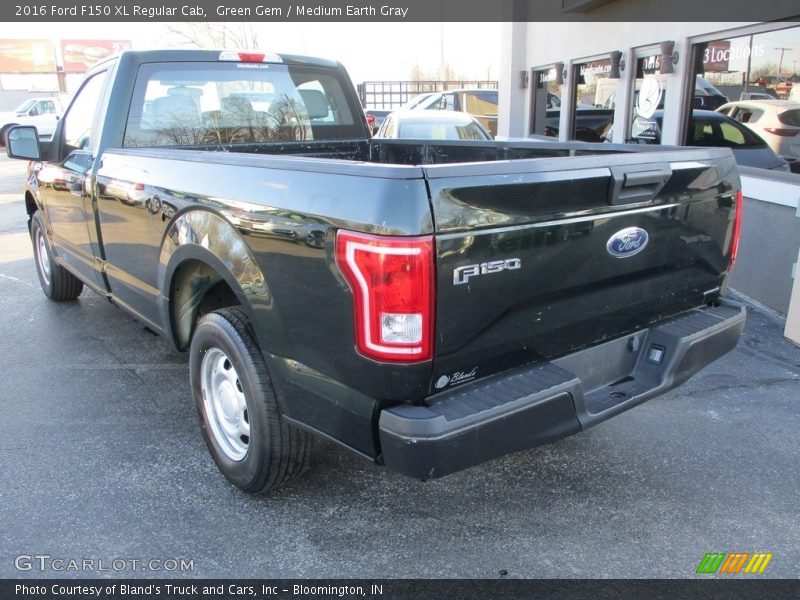 Green Gem / Medium Earth Gray 2016 Ford F150 XL Regular Cab
