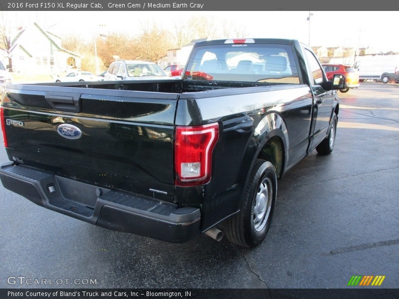 Green Gem / Medium Earth Gray 2016 Ford F150 XL Regular Cab