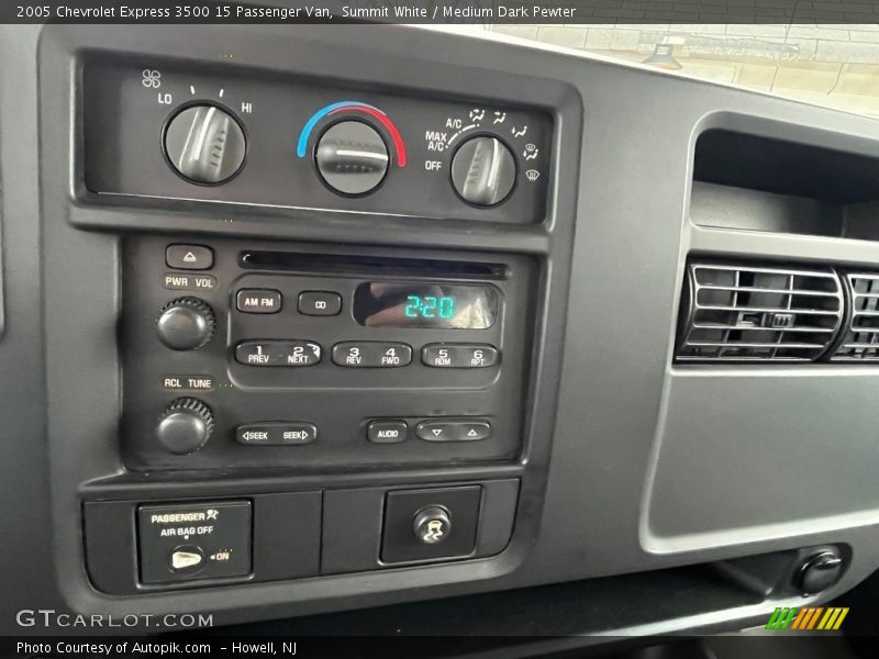 Summit White / Medium Dark Pewter 2005 Chevrolet Express 3500 15 Passenger Van