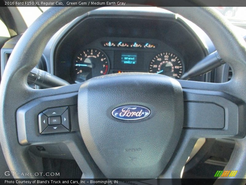 Green Gem / Medium Earth Gray 2016 Ford F150 XL Regular Cab