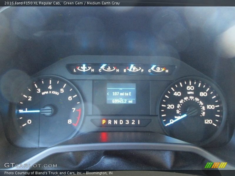 Green Gem / Medium Earth Gray 2016 Ford F150 XL Regular Cab