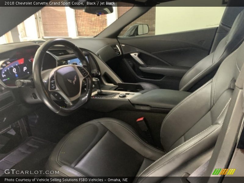 Front Seat of 2018 Corvette Grand Sport Coupe