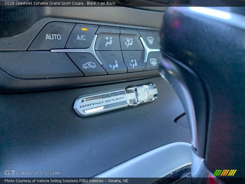 Controls of 2018 Corvette Grand Sport Coupe