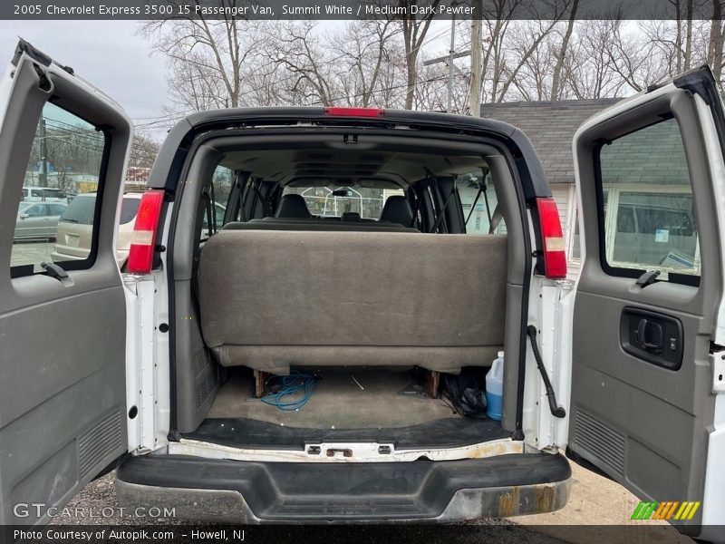 Summit White / Medium Dark Pewter 2005 Chevrolet Express 3500 15 Passenger Van