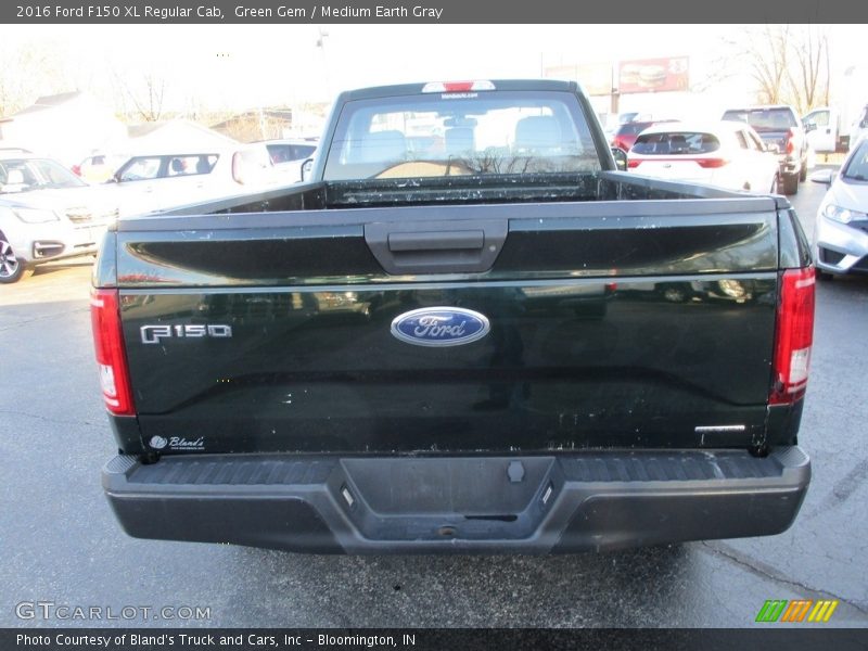 Green Gem / Medium Earth Gray 2016 Ford F150 XL Regular Cab