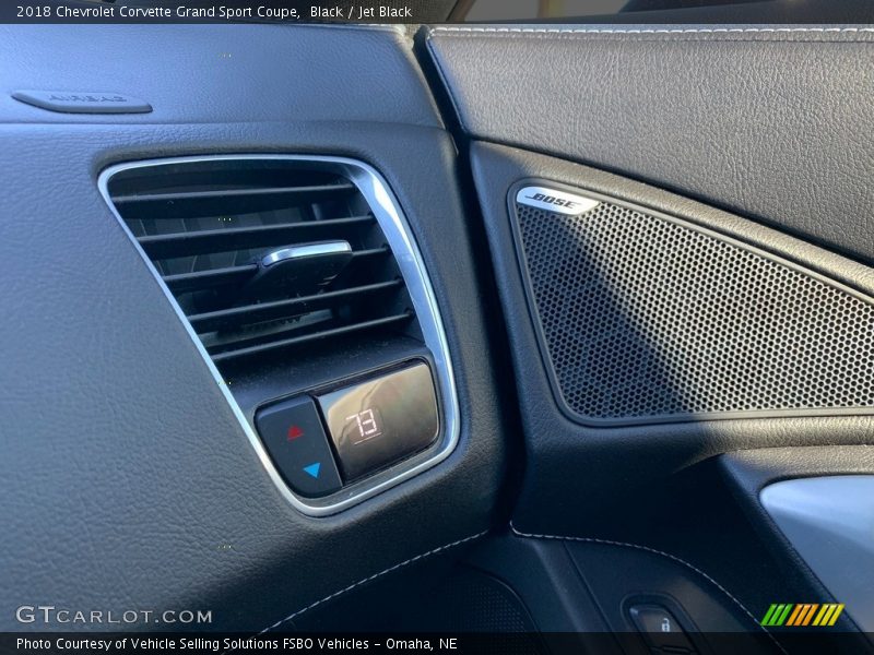 Black / Jet Black 2018 Chevrolet Corvette Grand Sport Coupe